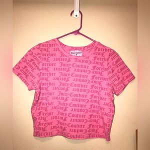 Juicy couture crop top tee